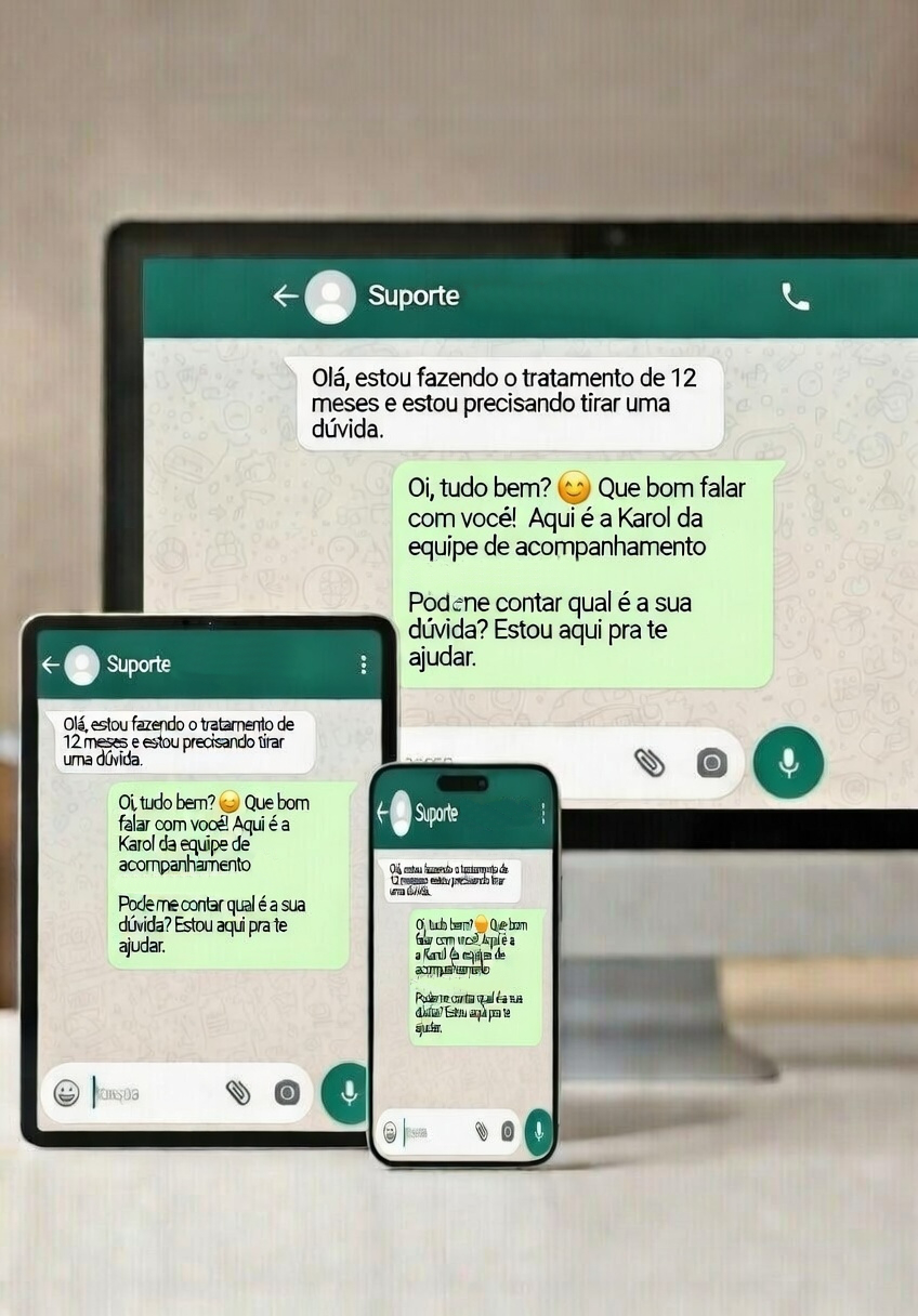 Canal de Suporte via WhatsApp