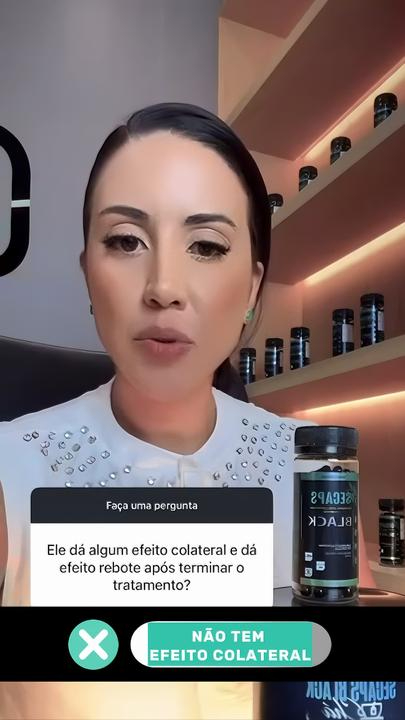 Tem efeito colateral e rebote?